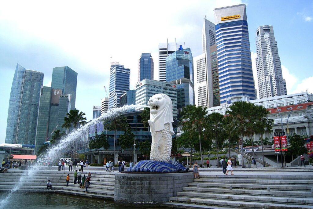 singapore, city, skyline